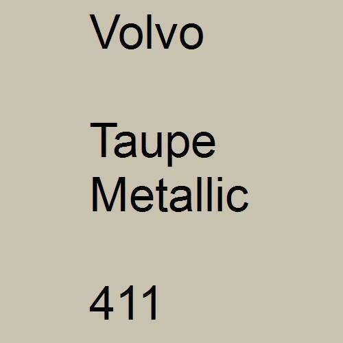 Volvo, Taupe Metallic, 411.